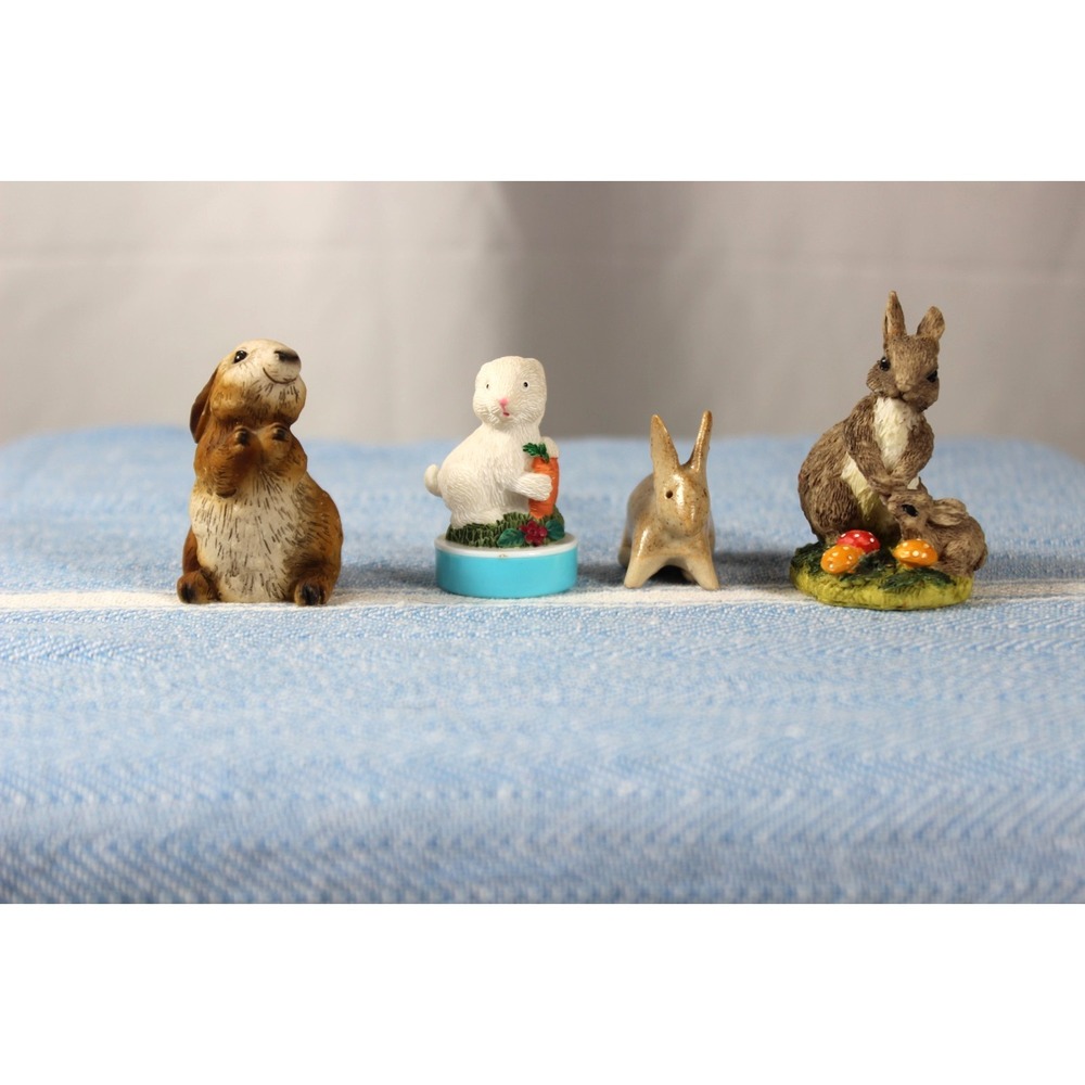 lot of rabbits various materials & origins VTG
